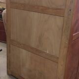 Parisian wardrobe vintags sliding doors in old pitch pine 193x115.5 cm