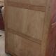 Parisian wardrobe vintags sliding doors in old pitch pine 193x115.5 cm