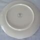 Round ceramic faience dish villeroy boch burgerland blue