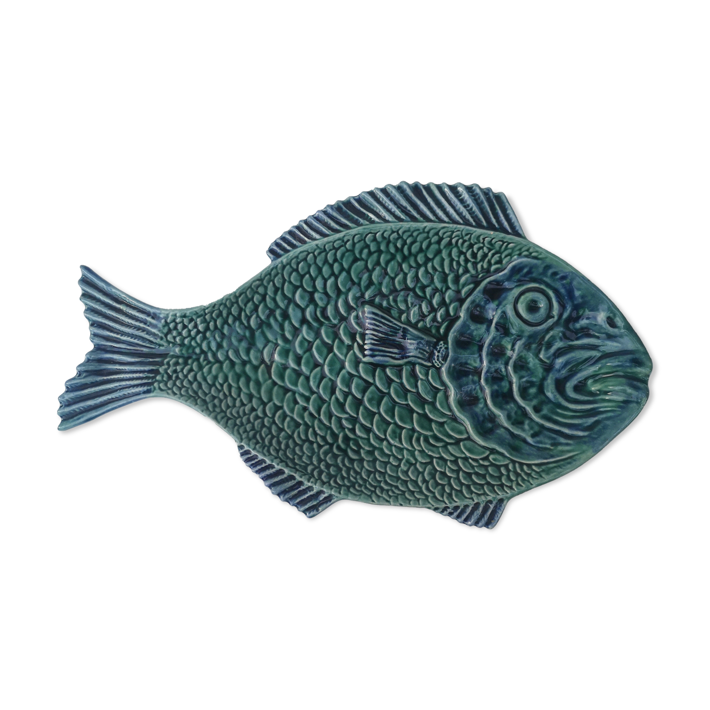 Vintage dish, slurry, fish-shaped