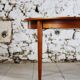 Scandinavian vintage teak extendable round table