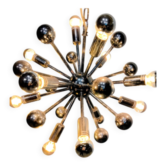 Sputnik luminaire, space-age 1970s
