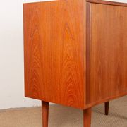 Small Danish Enfilade in teak model 42 by Kai Kristiansen, Feldballes.