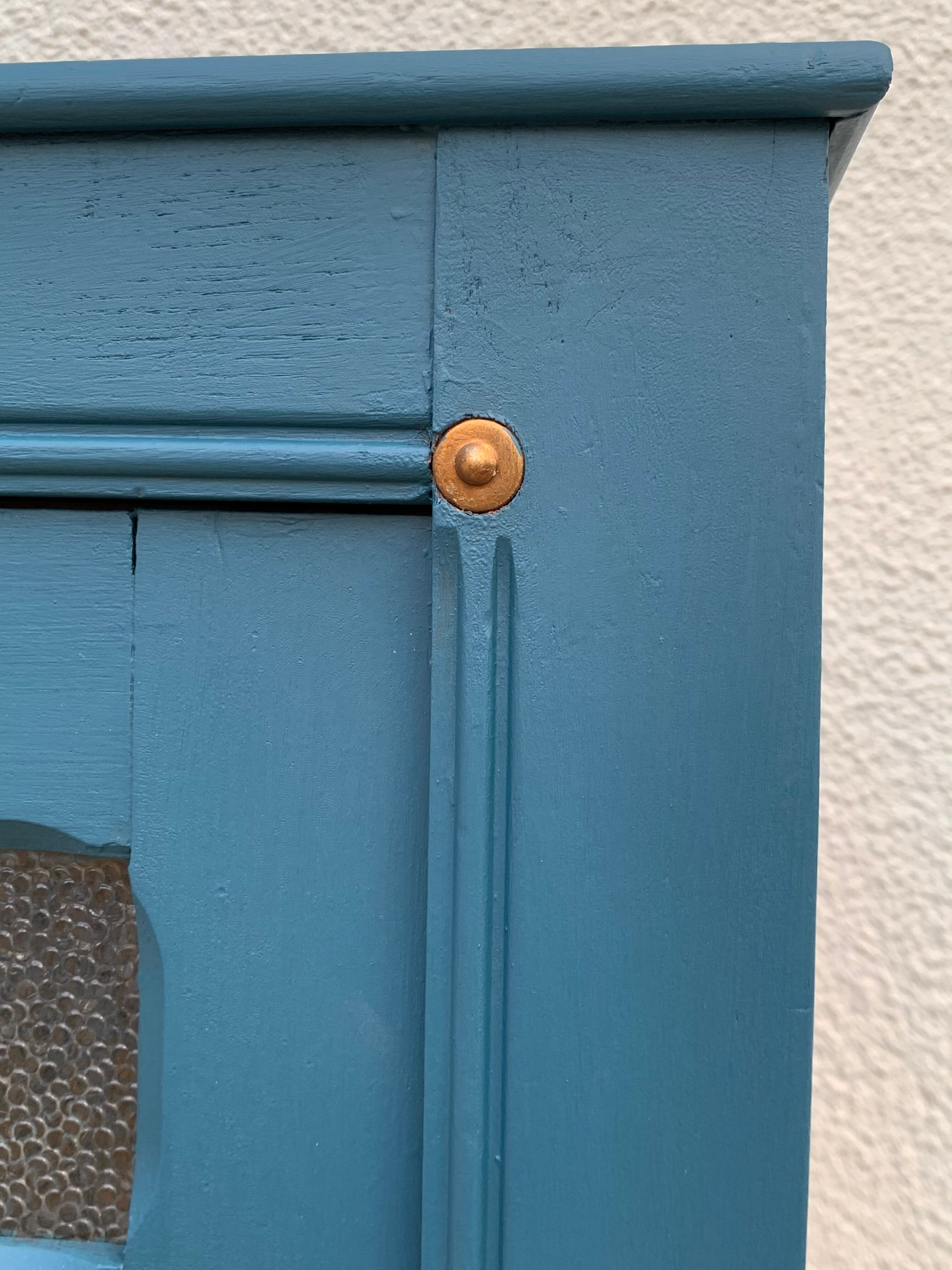 Glass-glazed Parisian wardrobe 1950