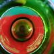 Bocal en verre vert