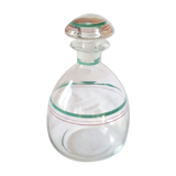 Round glass bottle decanter