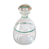 Carafe flacon  rond en verre