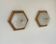 Pair of vintage wall lights, pine and Murano glass, Italy 1980