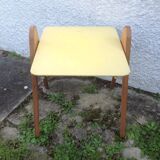 Table basse vintage pied compas