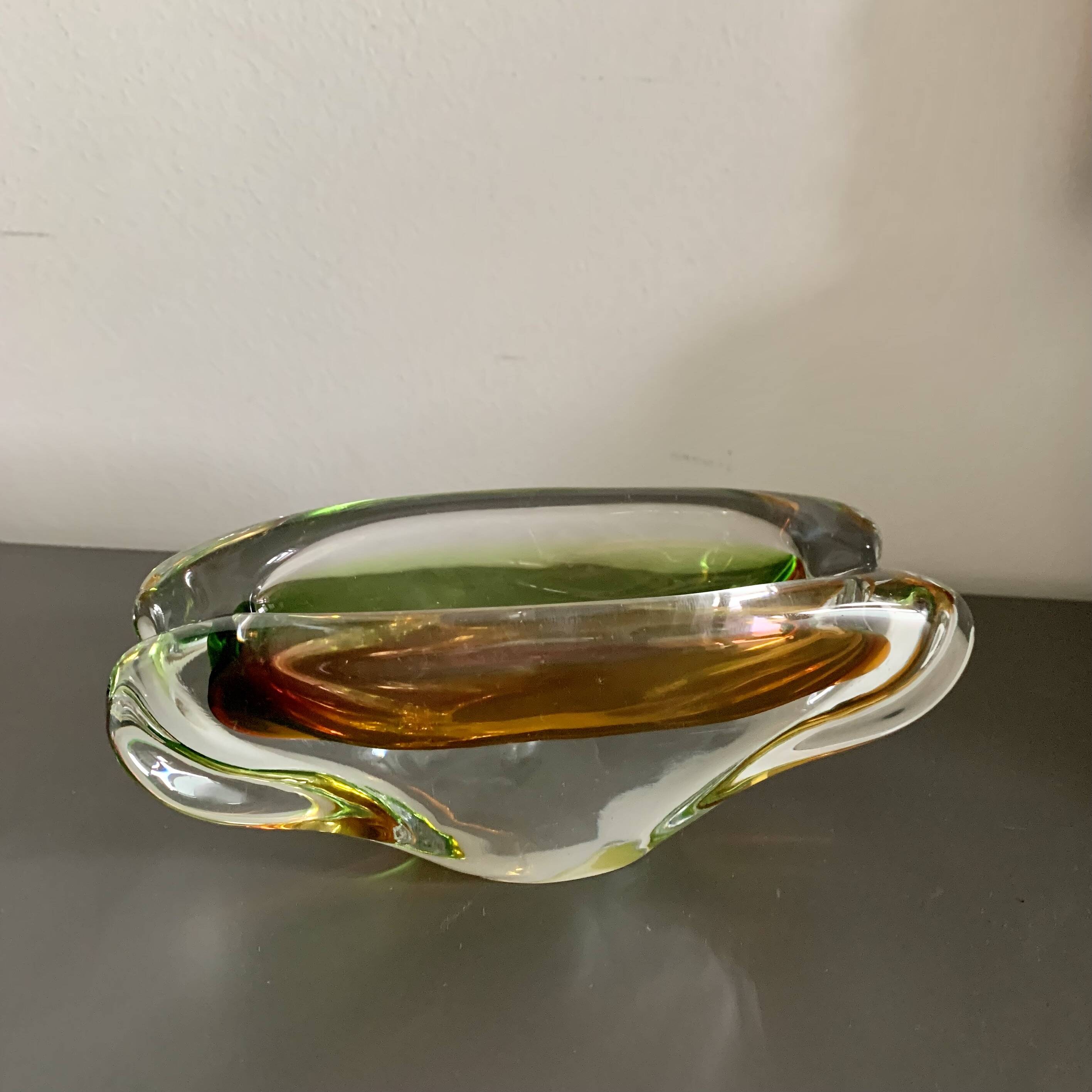 Astray by Josef Rozinek for Novy Bor Glassworks, 1960s