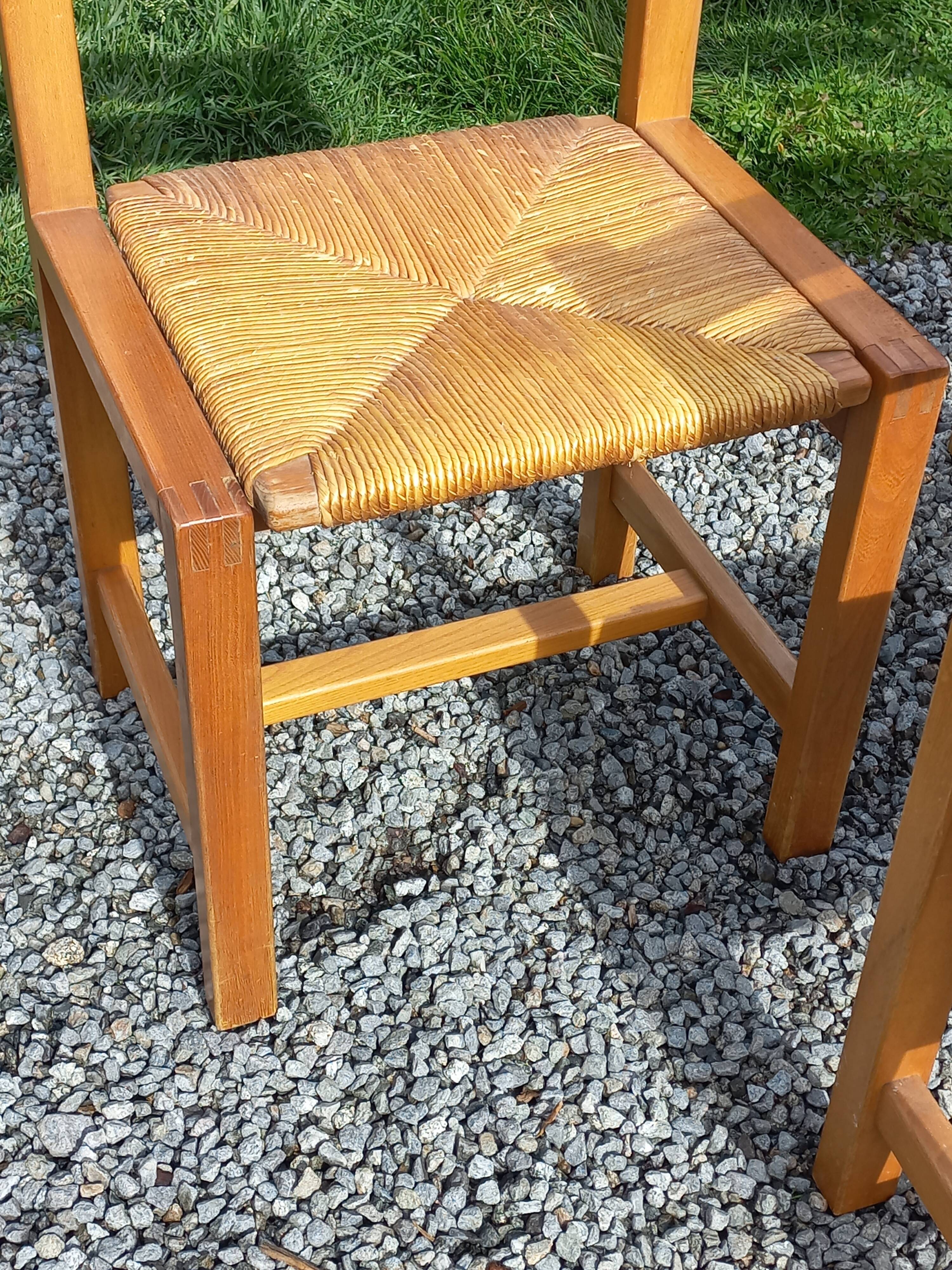 Set of 3 chairs from Regain in solid elm.