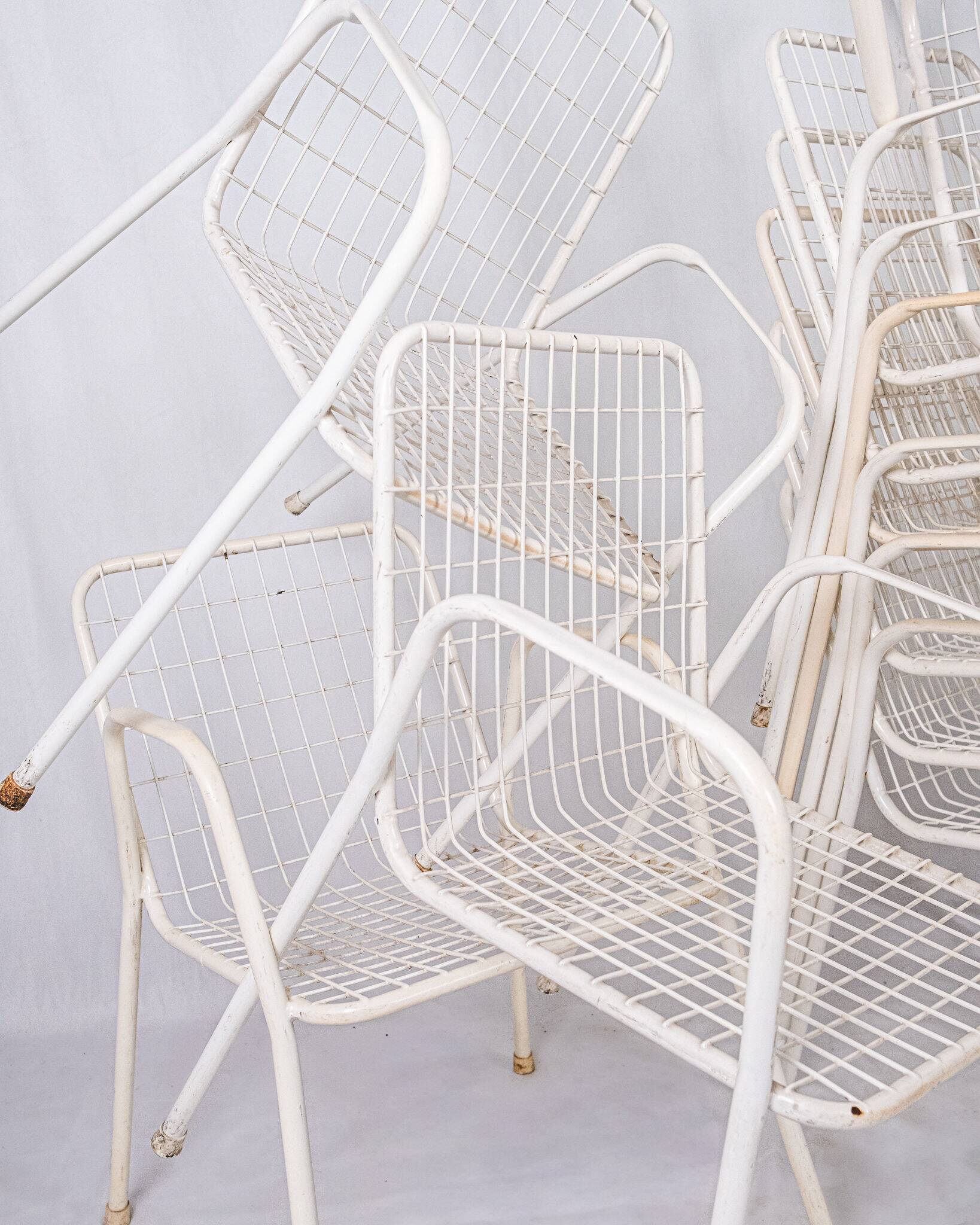 Série de 17 chaises Rio par EMU, fabriquées en Italie, 1970s