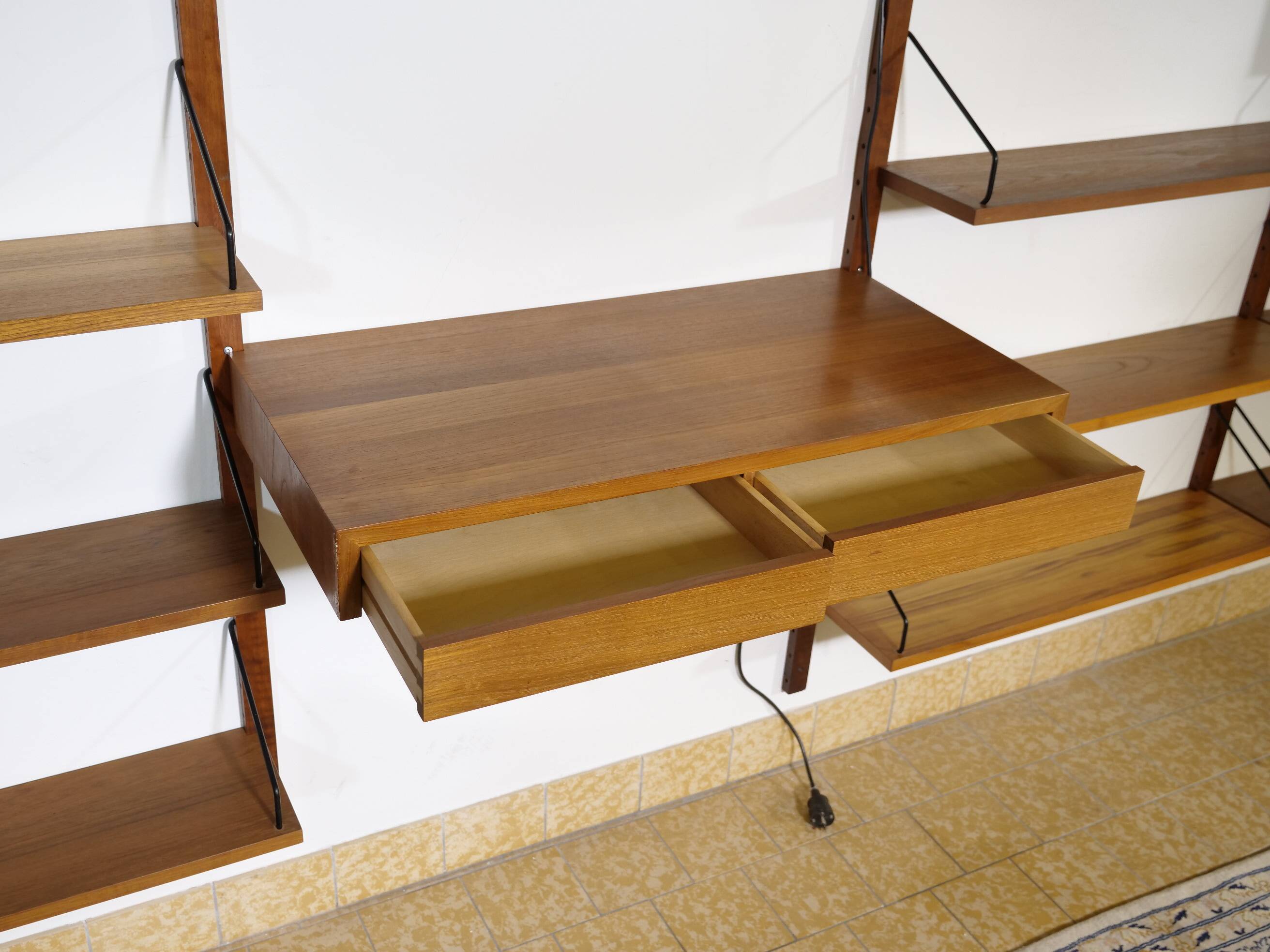 Modular Mid Century Royal Wall System in Teak by Poul Cadovius, 1960s