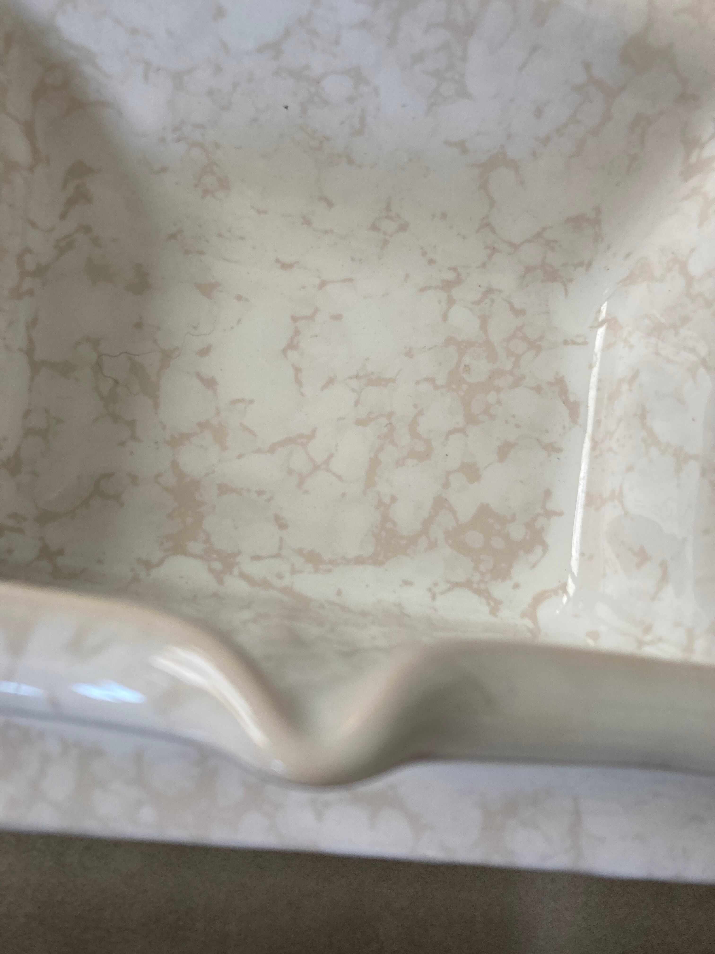 Wall mounted ceramic soap dish