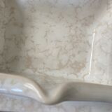 Wall mounted ceramic soap dish