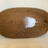 Black Forest style carved wooden tray