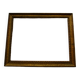 Antique gilded wooden frame for 212 x 272 mm subject