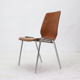 Set of 6 stacking chairs, 1960