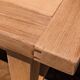 Oak farmhouse table with extensions