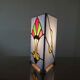 Art deco lamp in glass paste