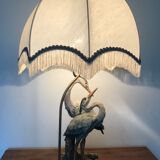 Herons lamp, capodimonte G.Armani 1960/70