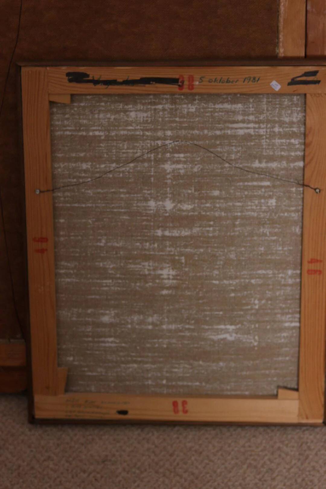 Original Swedish Oil on Canvas – “Bright Bouquet” by K. Evert Larsson