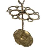 Porte-parapluie en laiton massif style Art nouveau