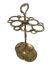 Art Nouveau style solid brass umbrella stand