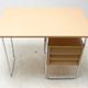 Writing desk, mid-century chrome and formica desk, 1950s, Czechoslovakia