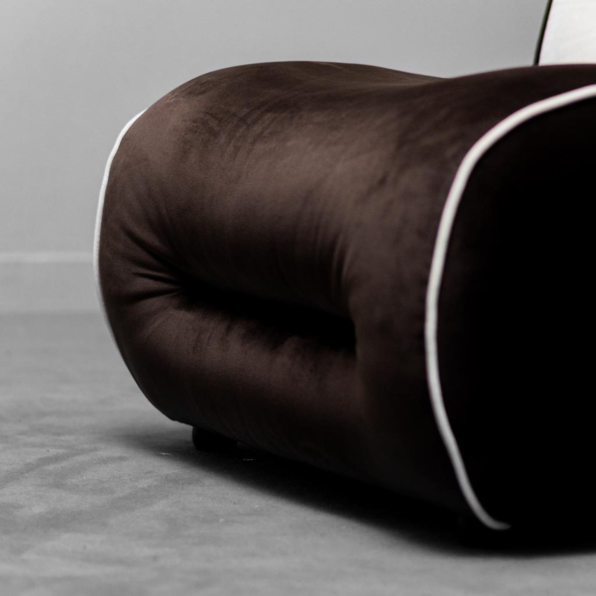 Fauteuil velours 1970