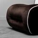Fauteuil velours 1970