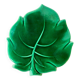 ceramic trivet leaf model Gien 60s