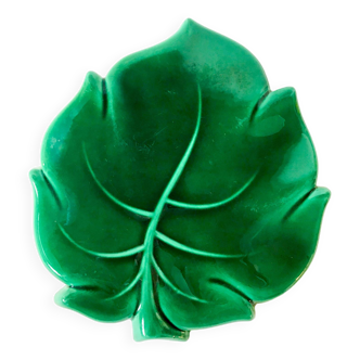 ceramic trivet leaf model Gien 60s