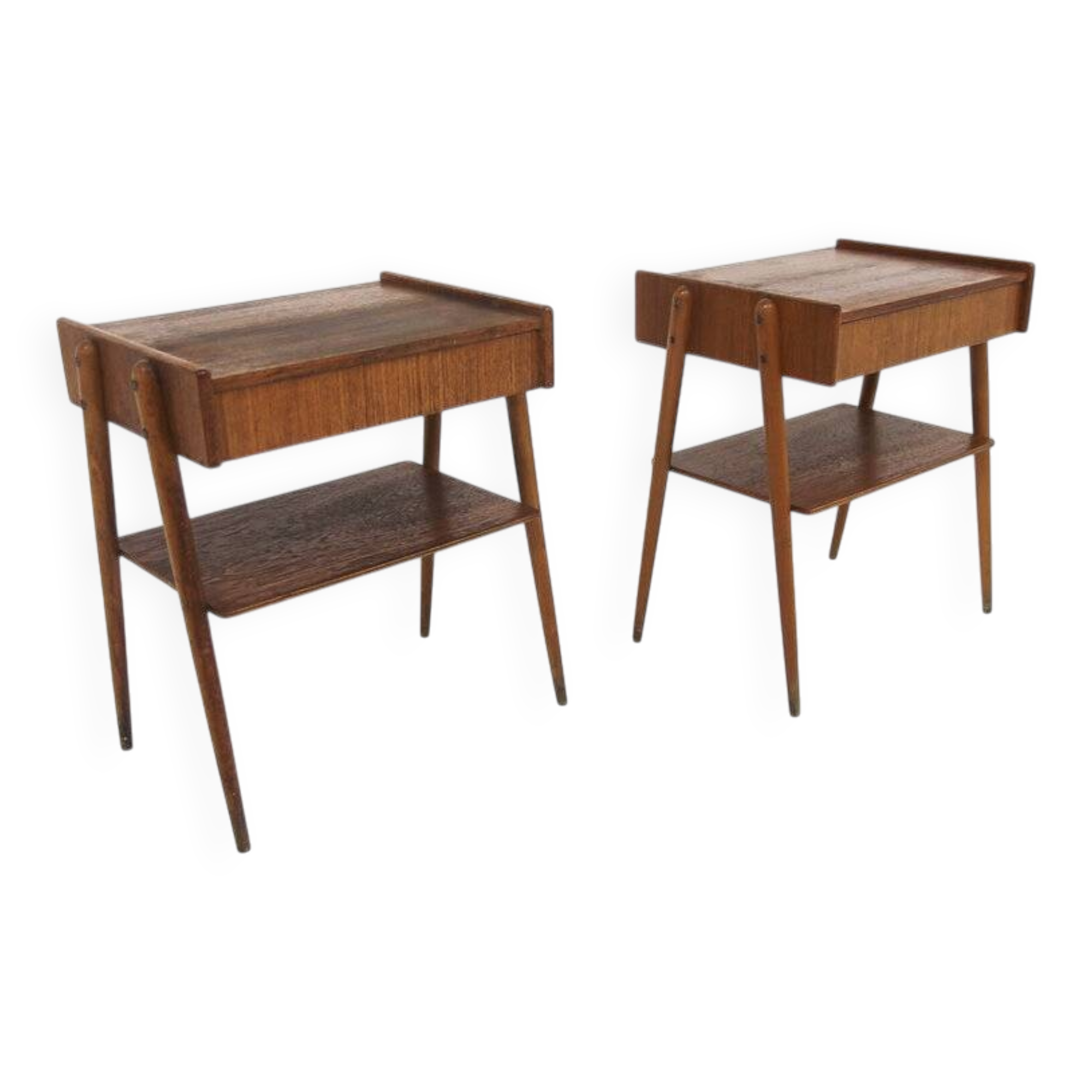 2 teak bedside tables by Carlström, Sweden, 1960