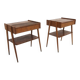 2 teak bedside tables by Carlström, Sweden, 1960