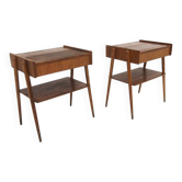 2 teak bedside tables by Carlström, Sweden, 1960