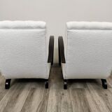 Restored armchairs by Jindrich Halabala, Set of 2