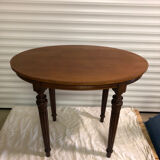 Solid wood oval table 1930