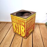 Pair of Kub boxes made of sheet metal