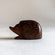 Hedgehog figurine - Alpine folk work - 60s