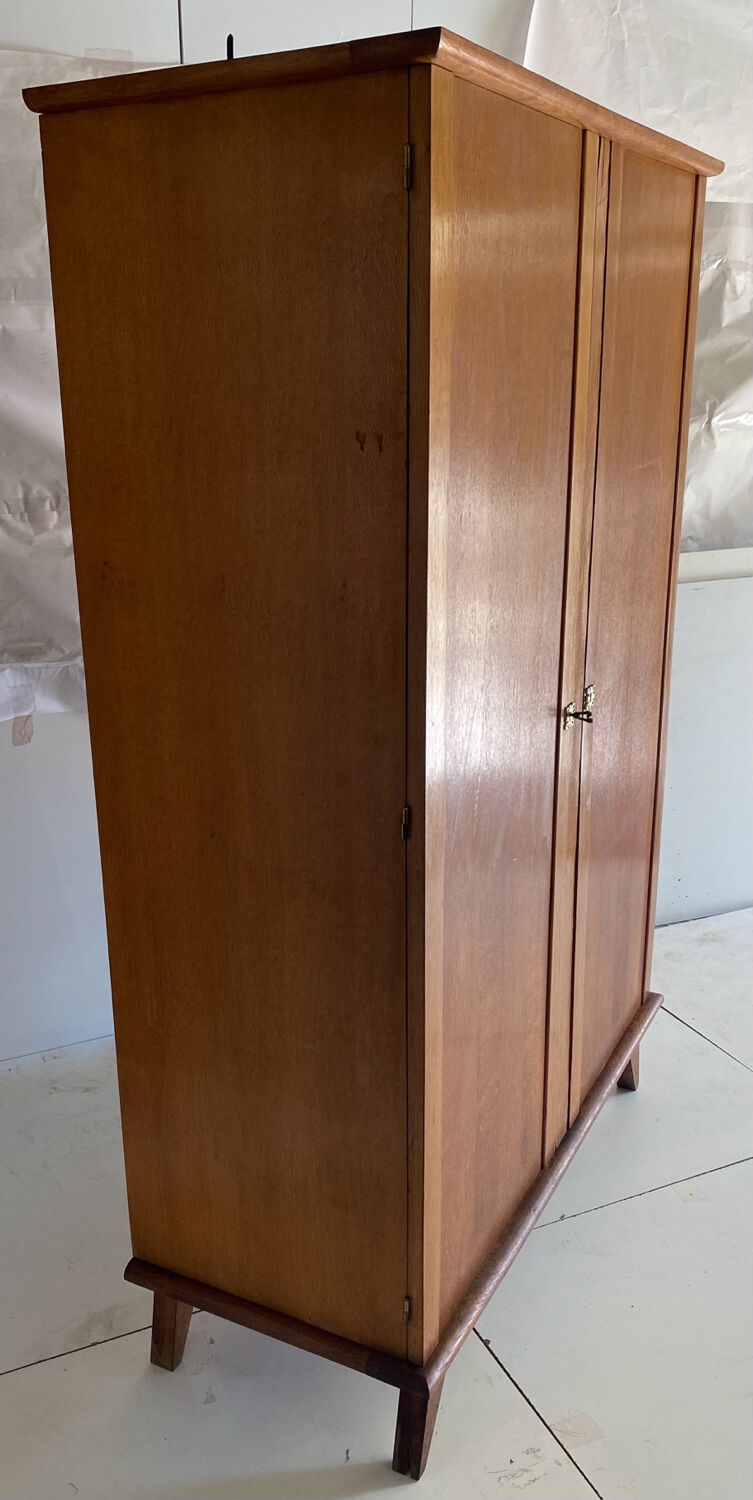 Vintage cupboard with compass feet