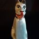 Card holder door porcelain menu dog Art Deco Limoges France