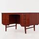 Teak desk, Danish design, 1970s, production: Denmark