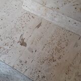 Coffee table in travertine