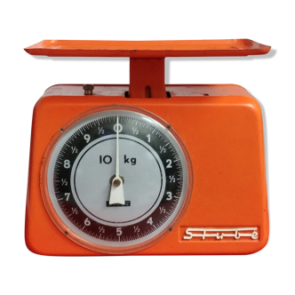 Balance de cuisine Stube orange des années 1960