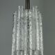 60s 70s doria lamp light ceiling lamp hanging lamp space age design glass