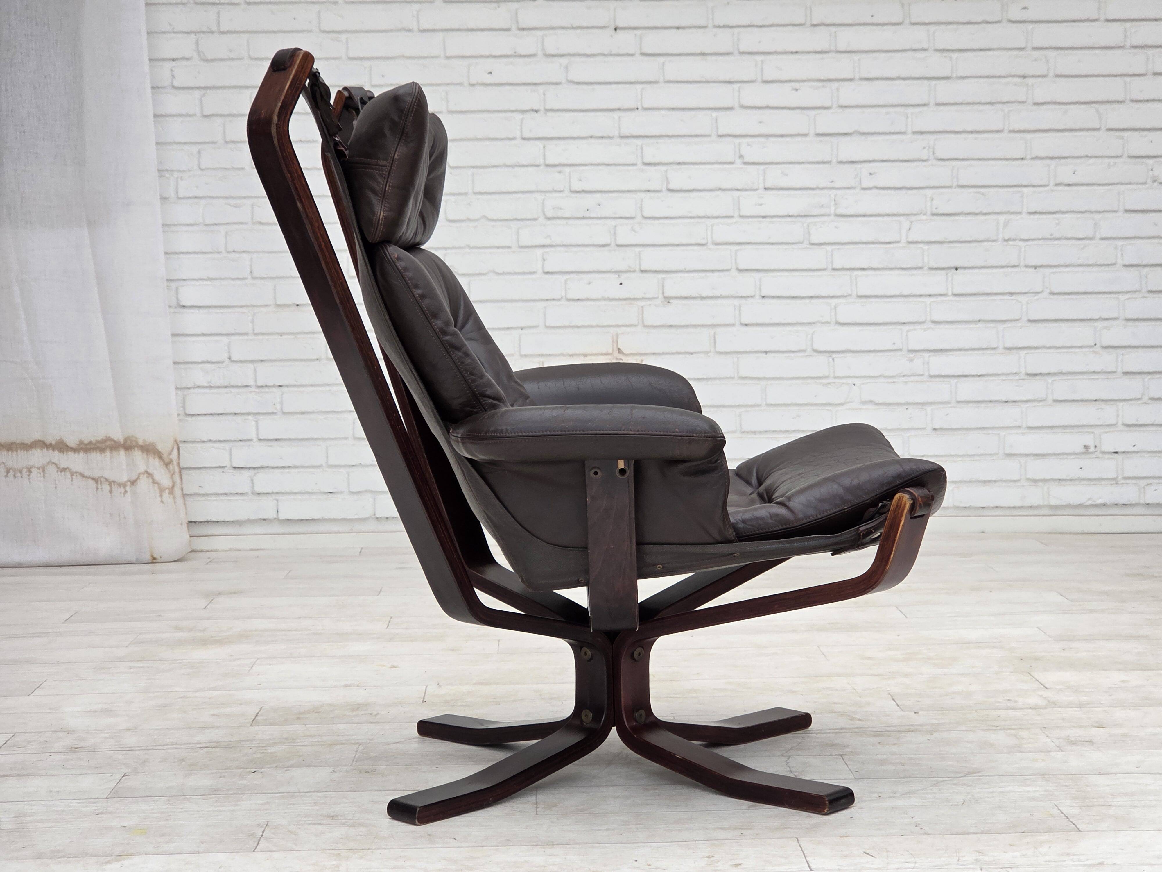 1970s, Norwegian chair by Sigurd Ressel, model "Falcon".