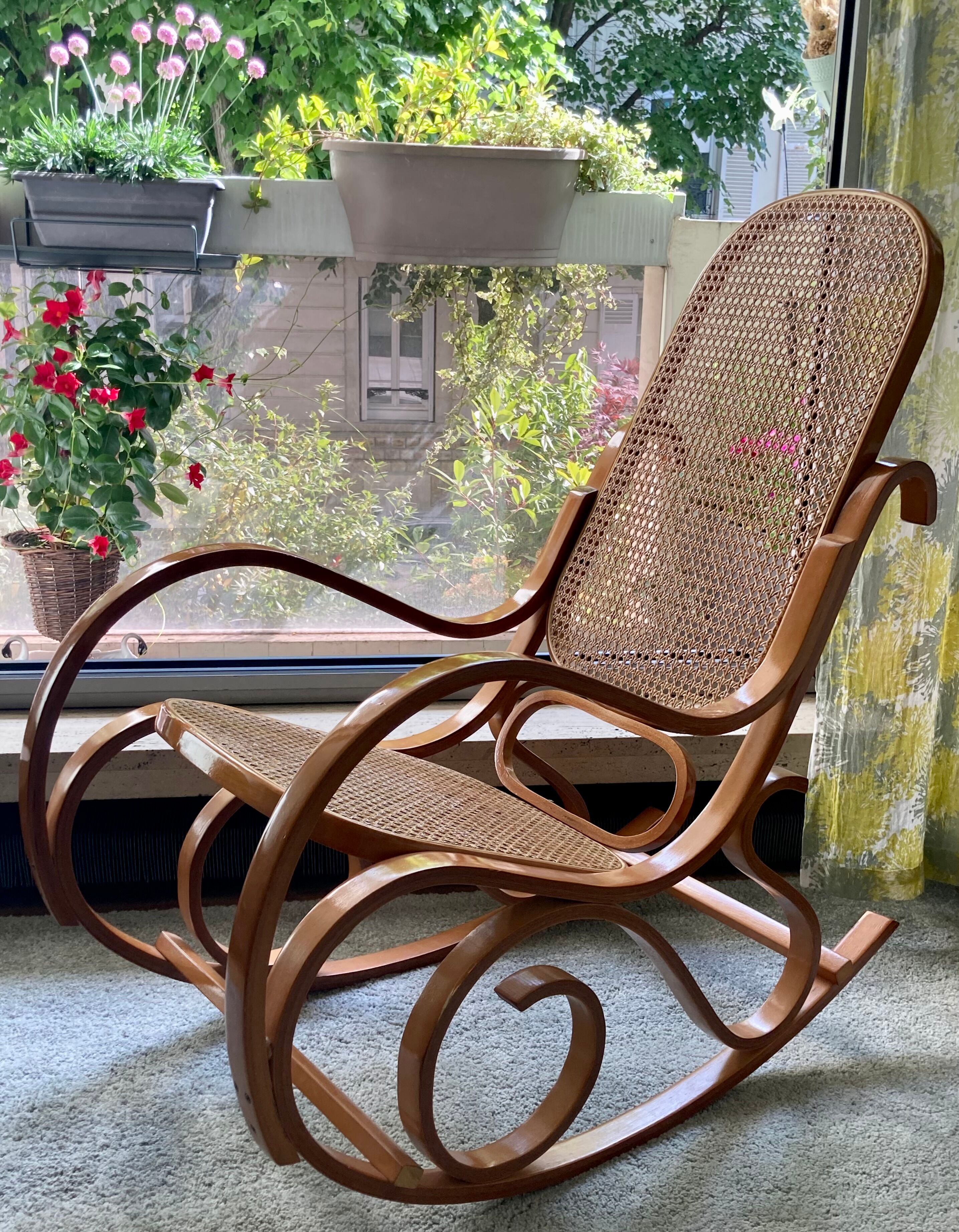Rattan rocking chair