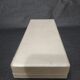 Individual covered box in silver metal