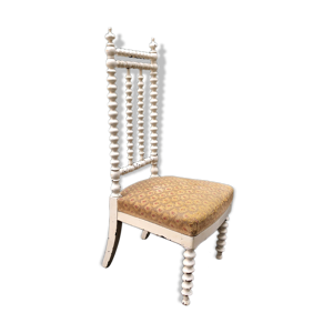 Chaise ancienne XIXème - blanc